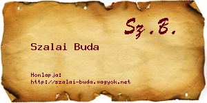 Szalai Buda névjegykártya